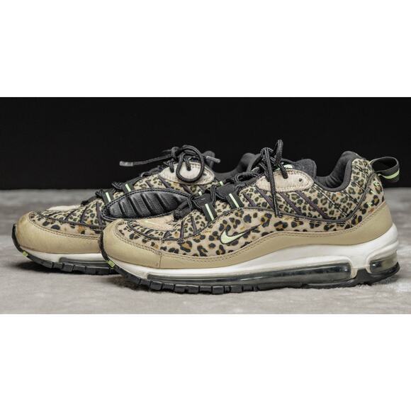 Nike Air Max 98 Premium Animal Pack Leopard Print Sneakers Womens 9 BV1978-200 - Picture 11 of 16